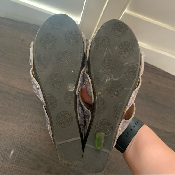 Vince Camuto Lupa natural desert snake print platform wedge sandals - Picture 7 of 11